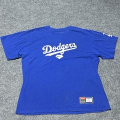 Vintage 2008 Los Angeles Dodgers Nike Swoosh T-Shirt Size M Y2K