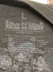 Boyz N The Hood 100% Cotton Graphic Logo T-Shirt Men’s Large Black Crew Neck