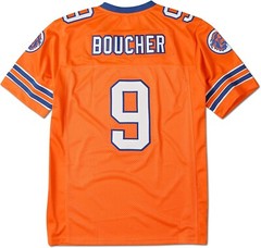 The Waterboy Bobby Boucher #9 Football Jersey Adam Sandler Orange Men’s MEDIUM