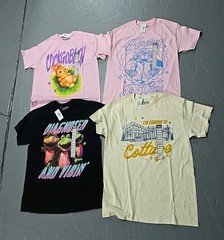 Spencer’s Brand Hockey Gay Pink Cottage Graphic T-Shirt 4pc Lot SZ Medium (Z)