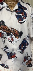 Eclectic Grandpa Smokin Kitty Cat Shirt