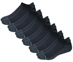 Dr. Motion 6 Pairs pack Mens Low Cut Cushioned Breathable Compression Ankle S…