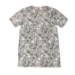 Beautiful Giant Men’s Top Breathable Soft Casual T-Shirt Leaf Pattern Tees