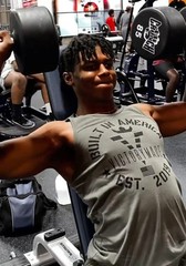 NextLevel 6233 Tanktop VictoryMade Army Green Graphic Tee
