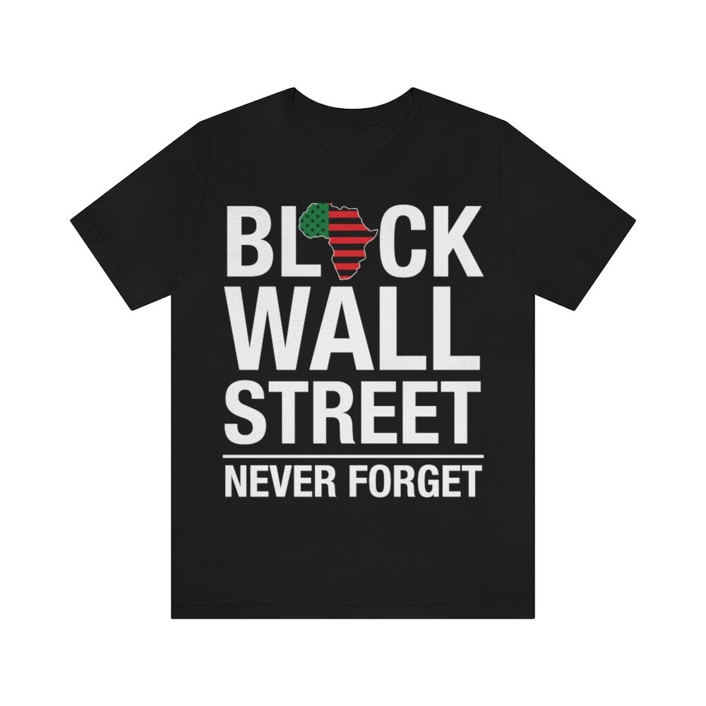 Black Lives Matter Black Box Black Wall Street Unisex Heavy Cotton Tee
