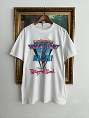 Vintage 90s Disney Blizzard Beach I Survived Summit Plummet White T-shirt