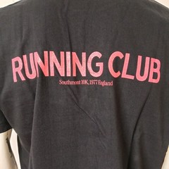 Illicit Bloc Running Club T-Shirt Black Small/Large 300GSM 100% Cotton Boxy Fit