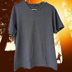 Men’s Public Rec Go To V V-neck T-shirt – Heather Gray – Large