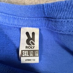 Roly Athens Greece Parthenon Graphic T-Shirt Mens 3XL Blue Cotton Atomic 150