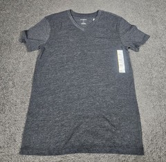 Men’s V Neck T Shirts Size SMALL “6 Pack” Blue Gray Black Goodfellow & Co.