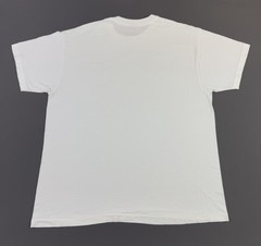 Rare Vintage 90s Hanes Blank White Shirt XL Single Stitch Essential Classic Tee