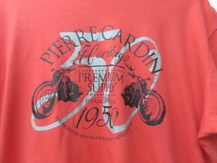 PIERRE CARDIN MANS RED 50 BIRTHDAY 100% COTTON JERSEY T.SHIRT TOP CHEST 40 – 42″