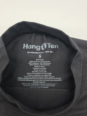 Hang Ten Longsleeve UPF50+ Shirt Men Small Black Spell-out.#39850