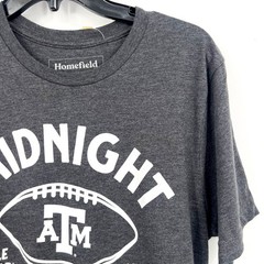 HOMEFIELD Men Midnight Yell Texas A&M T-Shirt XXL Dark Grey Short Sleeve NWT
