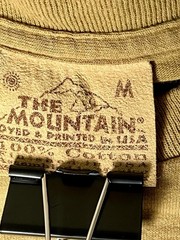 The Mountain Vintage 90s Tribal Art Tie Dye T Shirt Size Medium 1997 100% Cotton