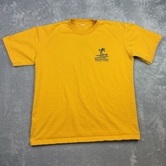 Vintage Playa Tamarindo Costa Rica Surf Tourist T Shirt Yellow Medium