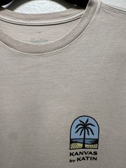 Katin Large Men T-shirt Logo 100% Organic Cotton Birch