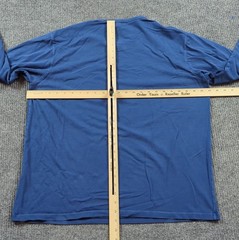 Peter Millar Shirt Mens XL Blu Long Sleeve Pima Cotton Stretch T-shirt