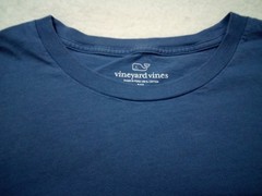 Vineyard Vines T-Shirt Men XL Blue Crew Graphic Chest Pocket Long Sleeve