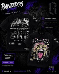 Hellstar Black Logo Graphic Print Crew Neck Short Sleeve T-Shirt Men’s L