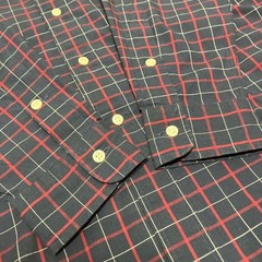 Ralph Lauren BLAKE BD Check Shirt M Navy Red White Collared For 14Y+ Japan