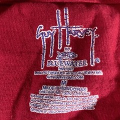 Guy Harvey BlueWater Firefighter Fire Department Swordfish Pocket T Shirt Size M