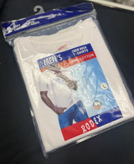 RODEX 100% COTTON 2 MEN’S CREW NECK T-SHIRTS SIZE-L