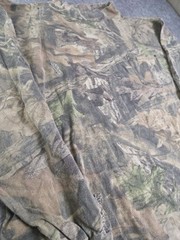 Vtg Ace Sportswear Mens XL Advantage Timber Long Sleeve Camo Shirt USA