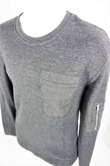 Medium Brooklyn Standard Waffle T Shirt Long Sleeve Lightweight