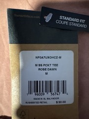 NWT Mens The North Face Rose Dawn Short Sleeve Solid Print Size Medium Shirt $30