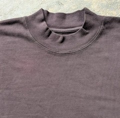 Size OS – LAA SAMPLE Heavyweight Jersey Mock Neck Long Sleeve Los AngelesApparel