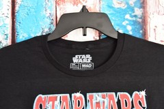 Men’s Star Wars Graphic T-Shirt Short Sleeve Three Vader Moon 2XLARGE Black NEW
