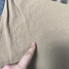 Vintage Nike Shirt Mens Small Brown Big Logo Spellout Graphic Tee Made USA 90s