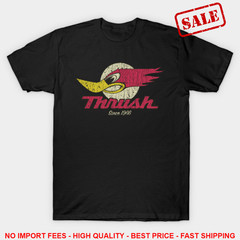 Rare Hot Rod Chicken T-Shirt Vintage 1966 Cotton Black Size S to 234XL