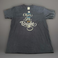 AT&T “Spread Cheer” Logo T Shirt SHINE BRIGHT Size MEDIUM NWOT Ultra Cotton Blue