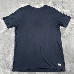 Vuori Shirt Men Medium Blue Tuvalu Lightweight Training Stretch Pima Cotton V101