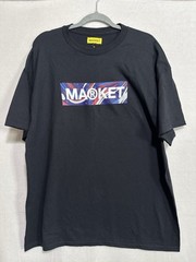 MARKET Men’s Black T-Shirt Size XL Graphic Logo Short Sleeve Crew Neck Tee NWT