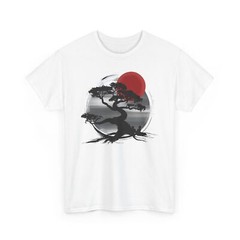 Nature Art Japanese Sunset T-shirt – Japan Bonsai Graphic Tee