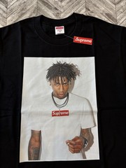 Supreme NBA YoungBoy Graphic Print Short Sleeve Tee In Black Size Medium