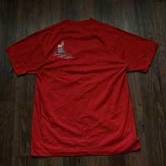 Scottsdale Images Red Native American Applique Handpainted Graphic T-Shirt Mens