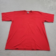 John Son Super Heavy Weight Shirt Mens 2XL XXL VTG Red Short Sleeve