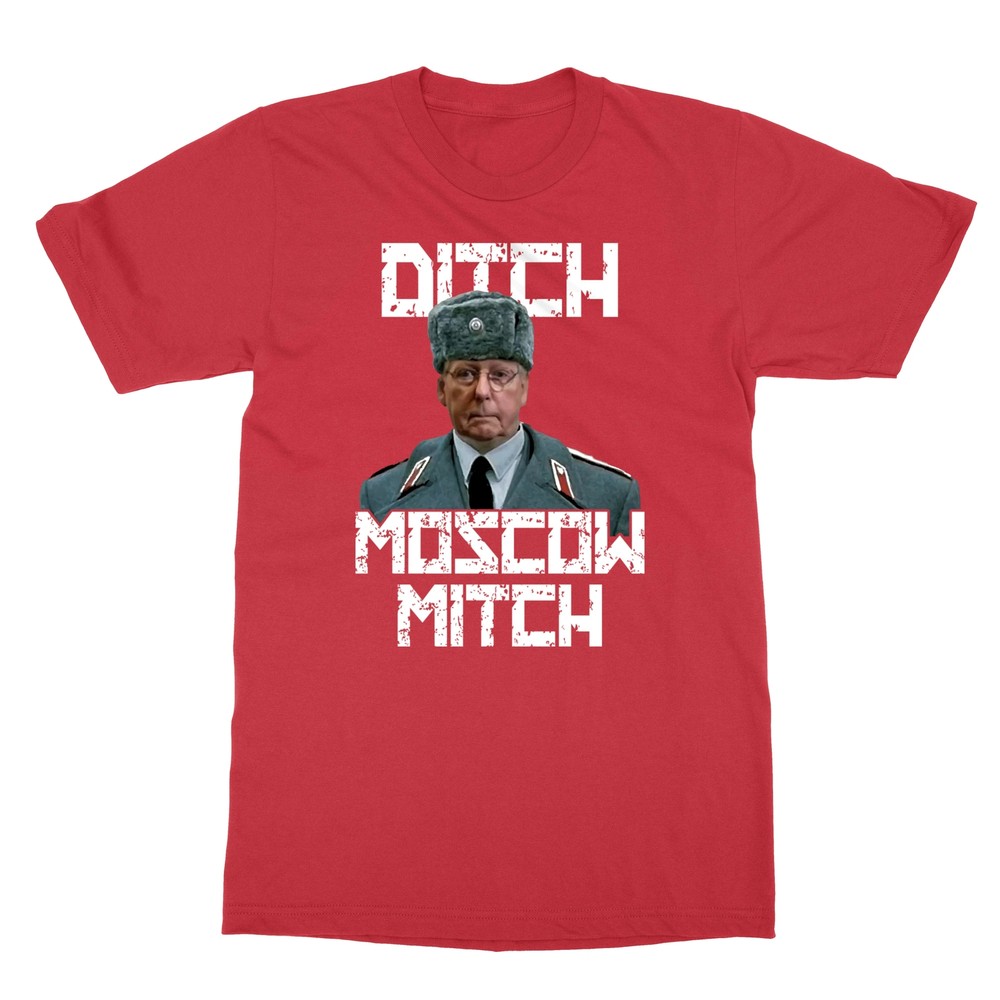 DITCH MOSCOW MITCH McConnell Anti Turtle Face Meme Impeach Men’s T-Shirt