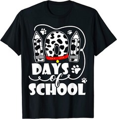 101 Days Of School Dalmatian Dog 100 Days Smarter Unisex T-Shirt