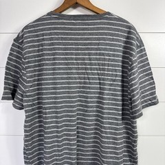 NWT Men’s Polo Ralph Lauren Custom Slim Fit Tee Shirt Gray Stripe Pattern sz XL