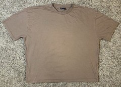 Asos Shirt Mens Large Brown Saint Tropez Sport & Leisure Club Oversized Design