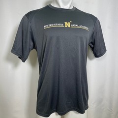 USNA United States Naval Academy Badger Sport Athletic Grey T-Shirt Men’s MEDIUM