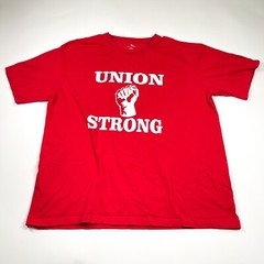 Union Strong Fist Red 2XL Sada Tshirt Retro Vintage
