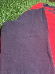 Polo Ralph Lauren Colorblock Waffle-Knit Thermal Long-Sleeve Shir Size L