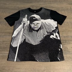 Nike Tiger Woods Mens TW 25th Anniversary Graphic T-Shirt Size Medium Black B14