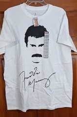 Official Freddie Mercury Queen White T-Shirt Size Large Brand New With Tags Spen
